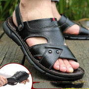 men's genuine leather sandals, view 5 - MRSLM