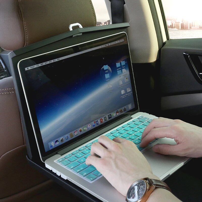 Foldable car dining and computer table, view 4 - MRSLM