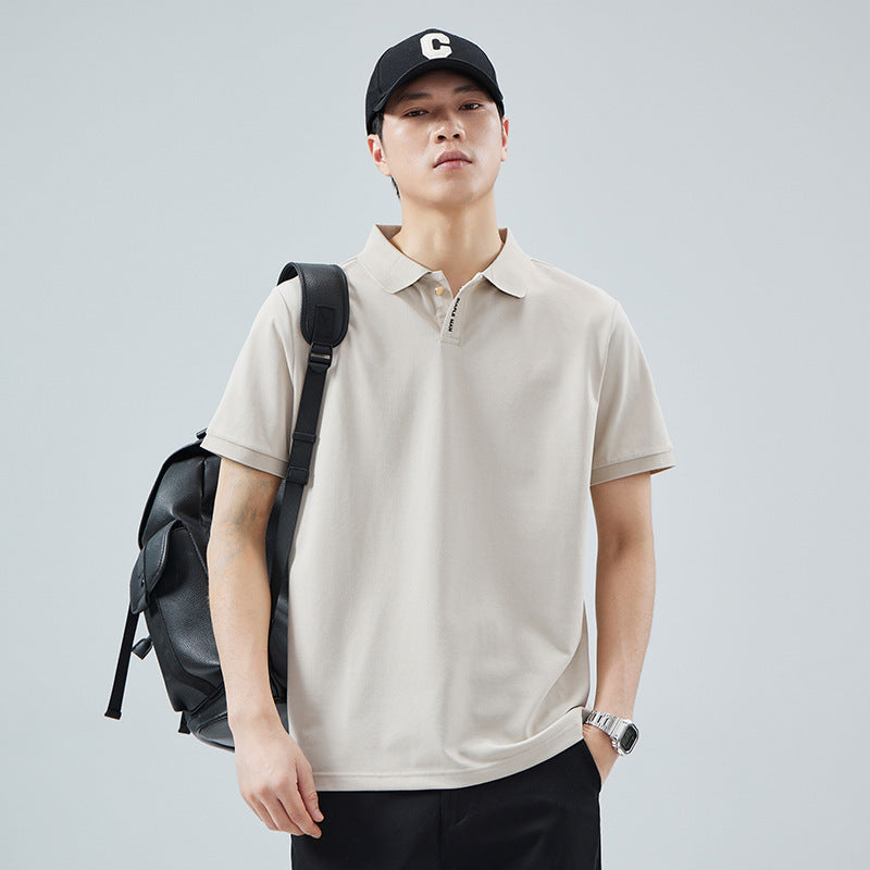 men's loose lapel polo shirt, view 6 - MRSLM