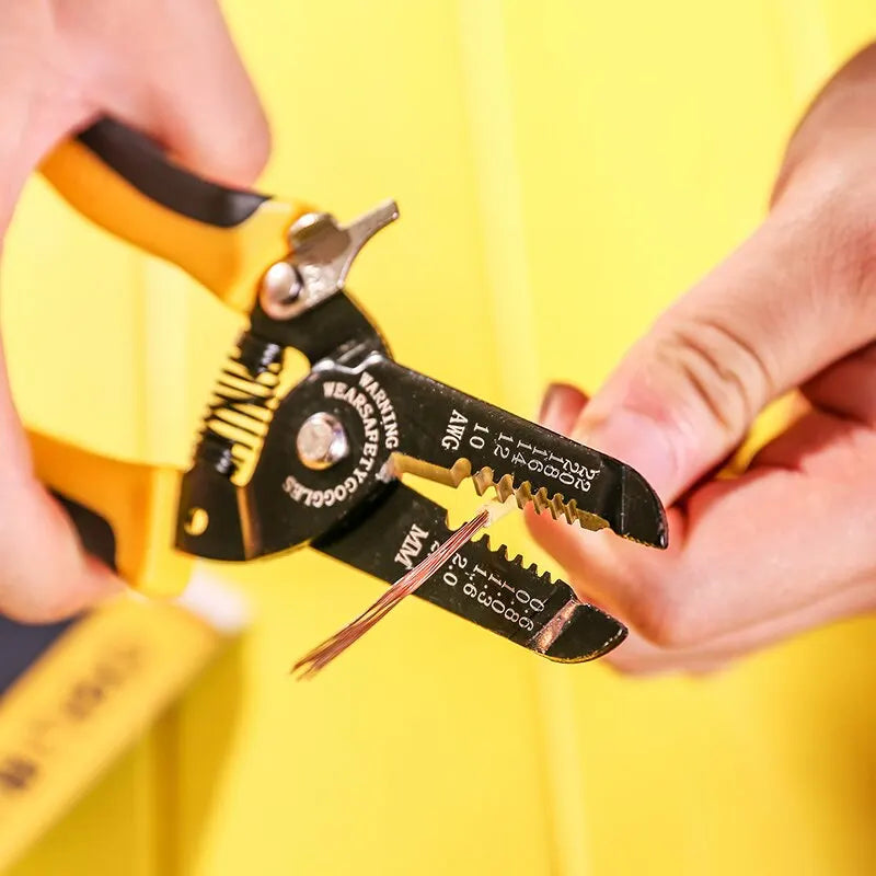 7-inch wire stripper and crimper, view 3 - MRSLM