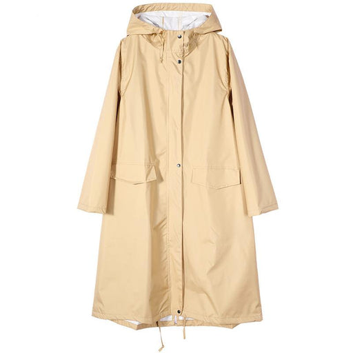 long hooded waterproof rain jacket, view 4 - MRSLM
