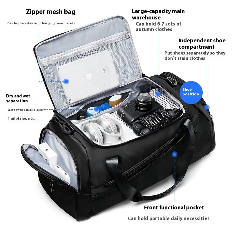 large travel gym bag, view 3 - MRSLM