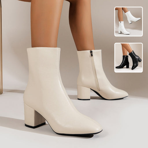 Chunky heel mid-calf boots - MRSLM