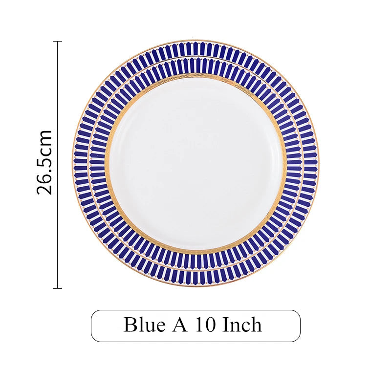 6-piece nordic ceramic plates set, view 6 - MRSLM