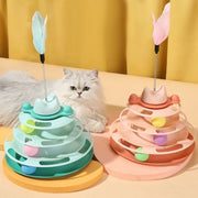cat turntable ball toy, view 5 - MRSLM