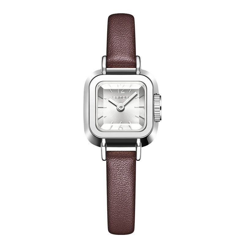 Women's Roman pattern mesh belt quartz watch, view 6 - MRSLM