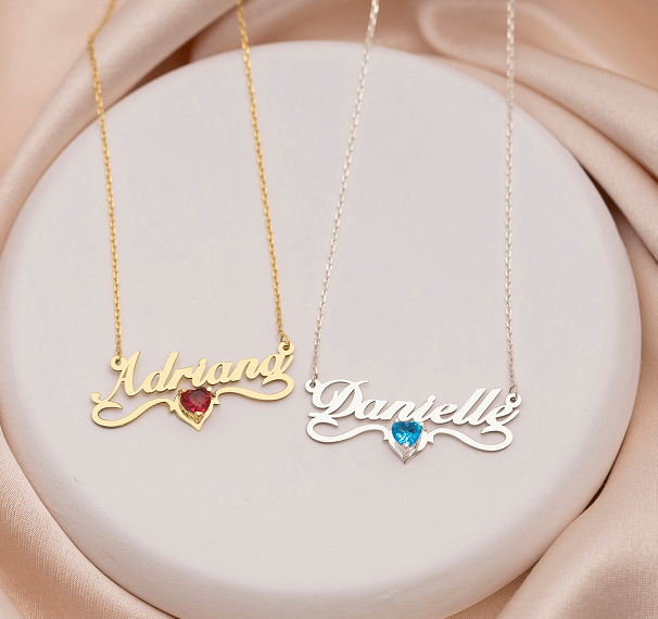 Custom name stainless steel necklace - MRSLM