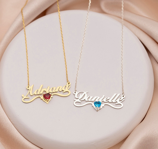 Custom name stainless steel necklace - MRSLM