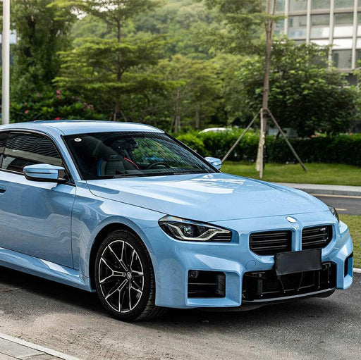 ultra glossy light blue car wrap vinyl - MRSLM