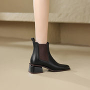 women's leather Chelsea ankle boots, view 7 - MRSLM