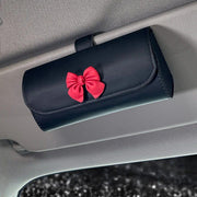 bowknot car sunglasses case, view 6 - MRSLM