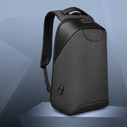 anti-theft business backpack with combination lock, view 2 - MRSLM