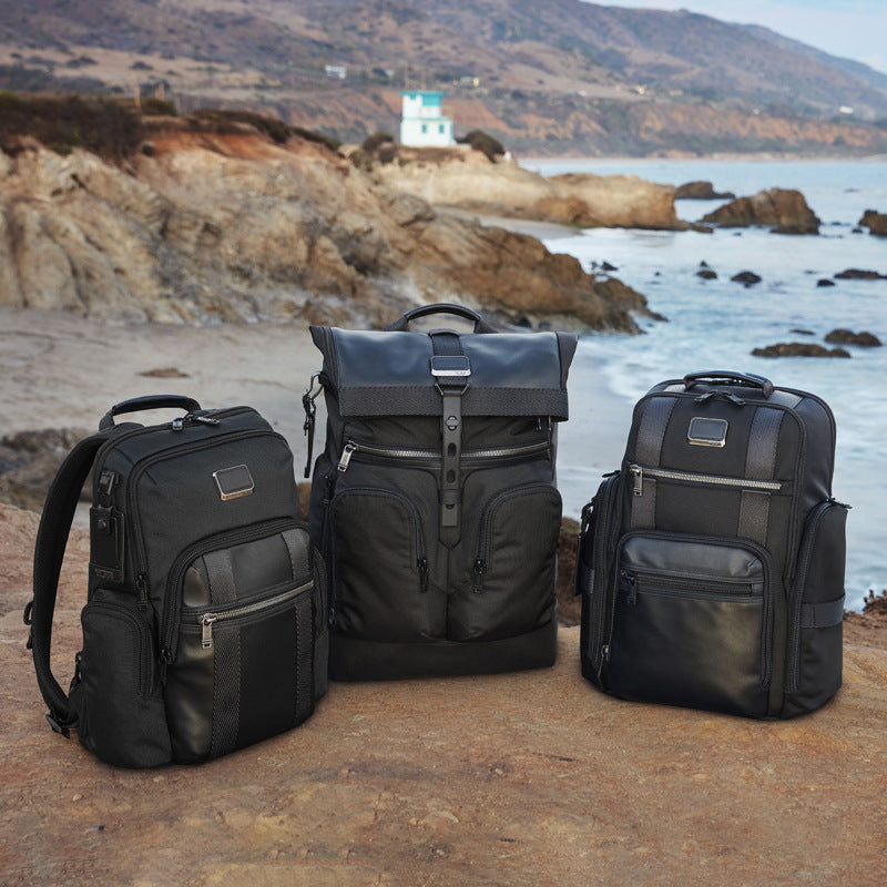 solid color nylon backpack - MRSLM