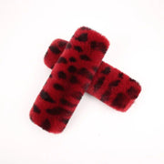 leopard print seat belt shoulder pad, view 5 - MRSLM
