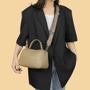 Genuine leather crossbody bag, view 13 - MRSLM