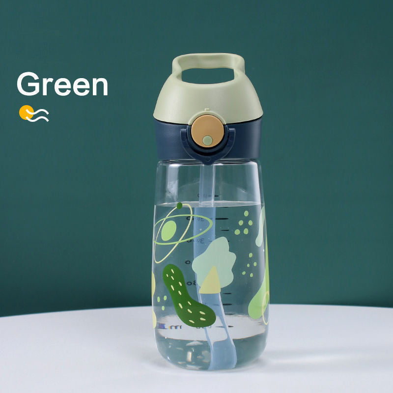 kids water bottle with straw, view 5 - MRSLM