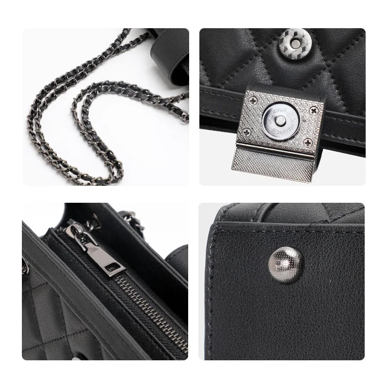 genuine leather shoulder bag, view 6 - MRSLM