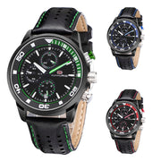 men's three-eye sports quartz watch, view 6 - MRSLM