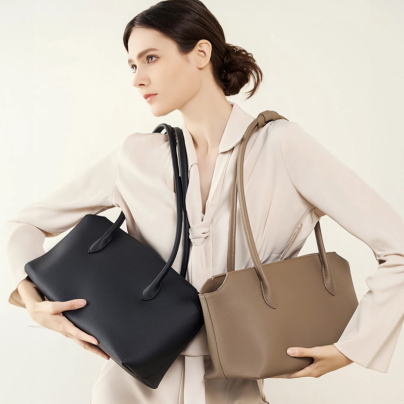 Genuine leather shoulder bag, view 4 - MRSLM