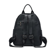 genuine leather plaid backpack, view 6 - MRSLM