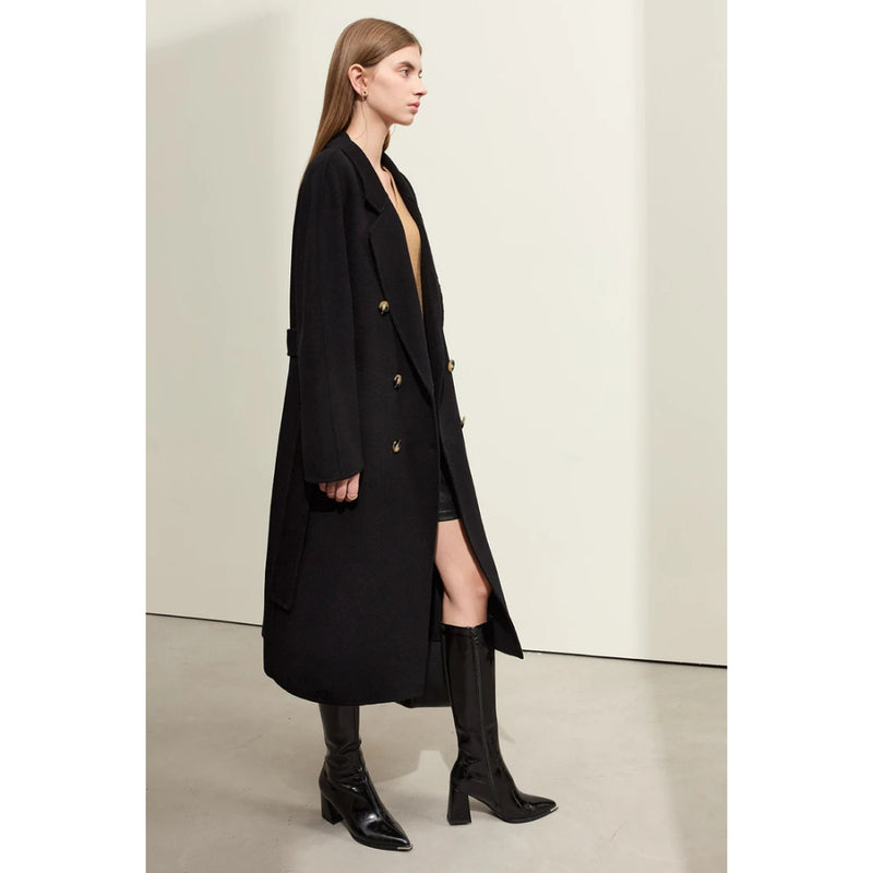 elegant autumn woolen coat for women, view 9 - MRSLM