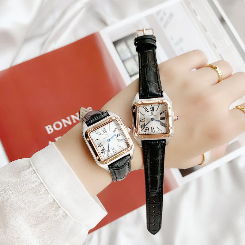 Women's slim square fashion watch, view 4 - MRSLM