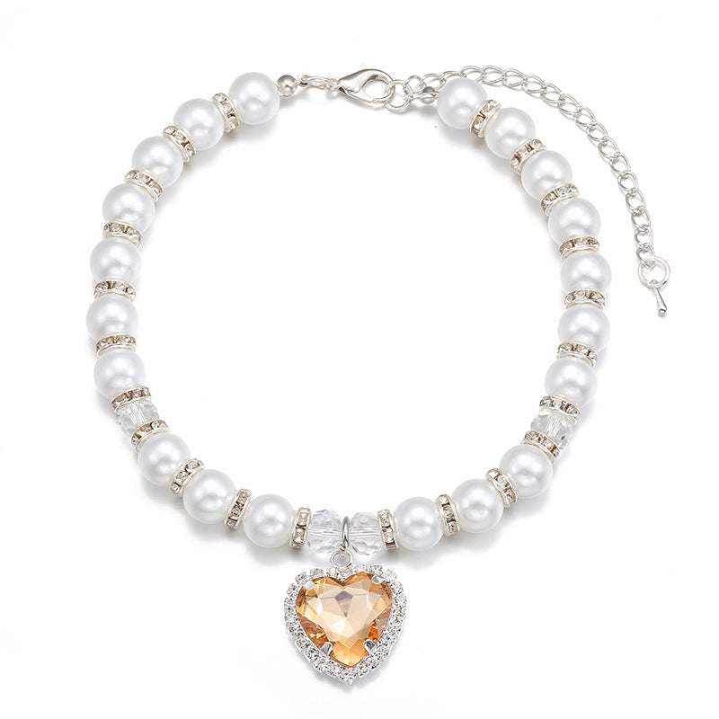 pearl breakaway pet collar, view 2 - MRSLM
