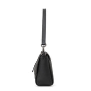 black woven shoulder bag, view 6 - MRSLM