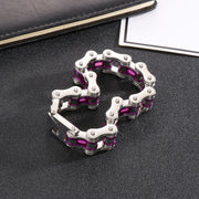 bicycle chain titanium steel bracelet, view 2 - MRSLM