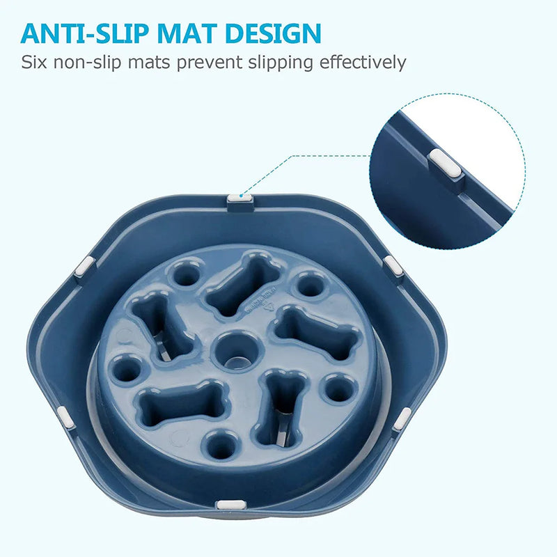 slow feeder dog bowl, view 8 - MRSLM