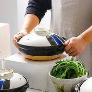 japanese ceramic stew pot, view 4 - MRSLM