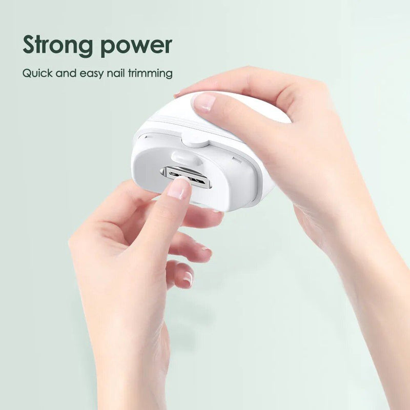 rechargeable led nail trimmer, view 3 - MRSLM