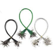 anti-bite fishing leader steel wire with swivel - MRSLM