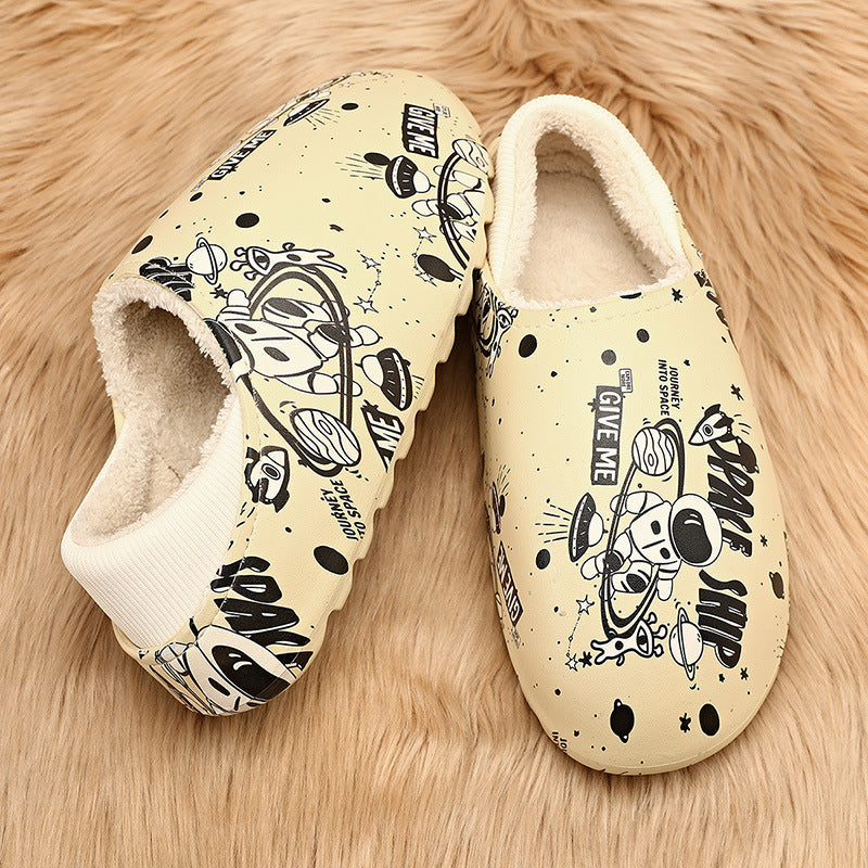 winter plush warm slippers, view 6 - MRSLM