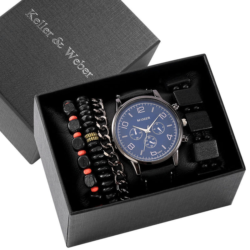 men's watch and bracelet set, view 4 - MRSLM