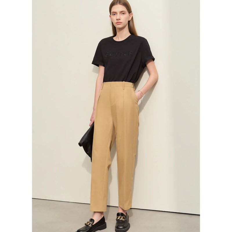 minimalist women's harem pants, view 3 - MRSLM