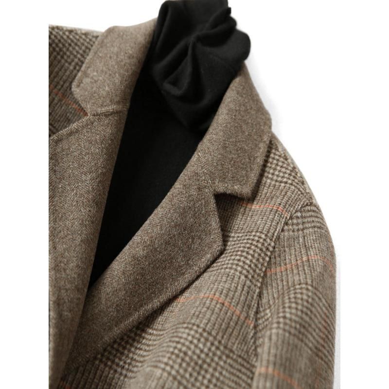 Wool blend winter coat, view 22 - MRSLM