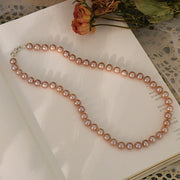 Natural freshwater pearl necklace, view 5 - MRSLM