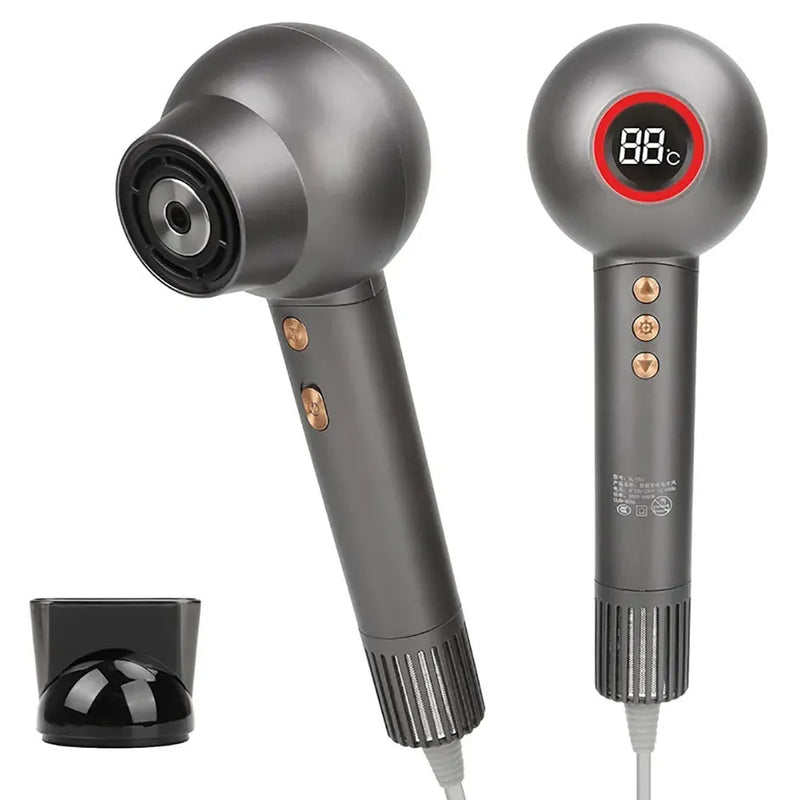 leafless hair dryer with led display - MRSLM