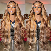 women's long curly full-head front lace wig - MRSLM