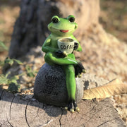 resin frog statue, view 5 - MRSLM