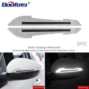 Reflective car bumper and door safety strips, view 2 - MRSLM