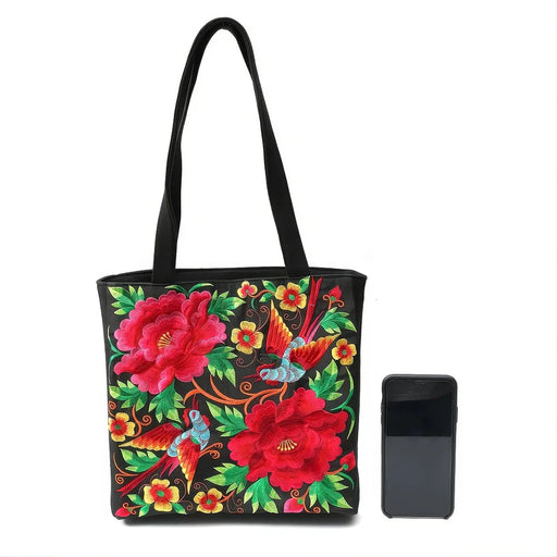phoenix embroidered shoulder bag - MRSLM