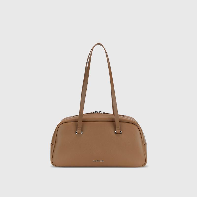 genuine leather shoulder bag, view 3 - MRSLM
