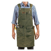 Canvas work apron for kitchen, garden and workshop, view 2 - MRSLM