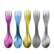 ultralight titanium spork, view 13 - MRSLM