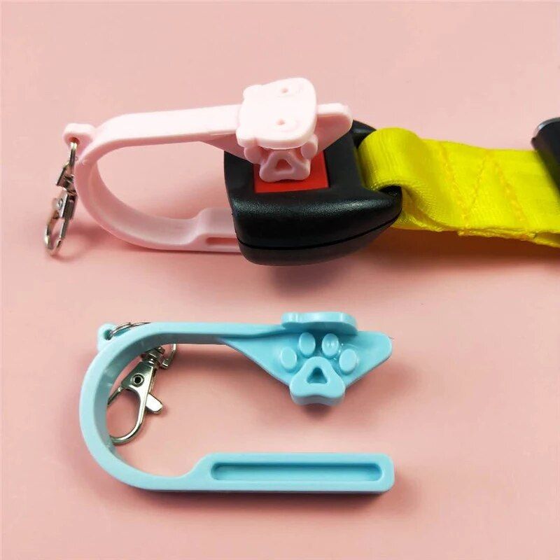 portable baby seat belt unlocker keychain, view 4 - MRSLM