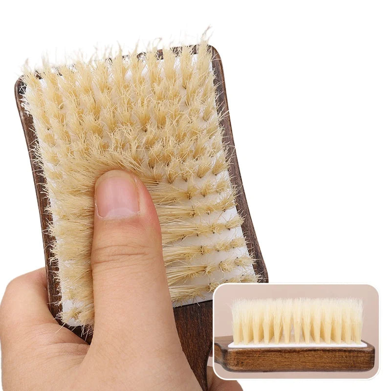 Wooden bath brush, view 6 - MRSLM