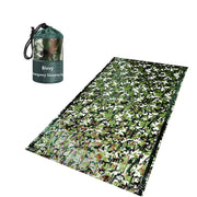 camouflage waterproof emergency sleeping bag, view 2 - MRSLM
