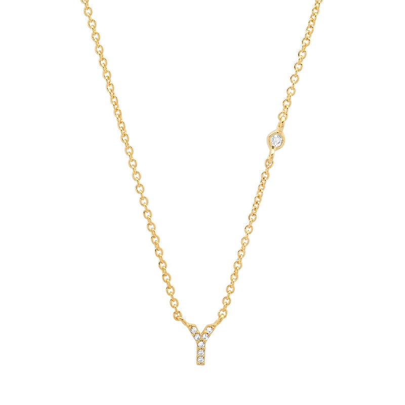 letter pendant necklace, view 26 - MRSLM